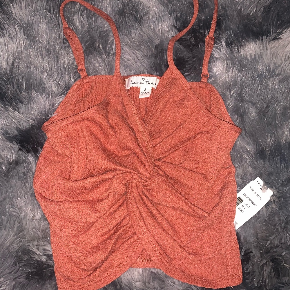 NWT LOVE TREE TWIST FRONT TOP